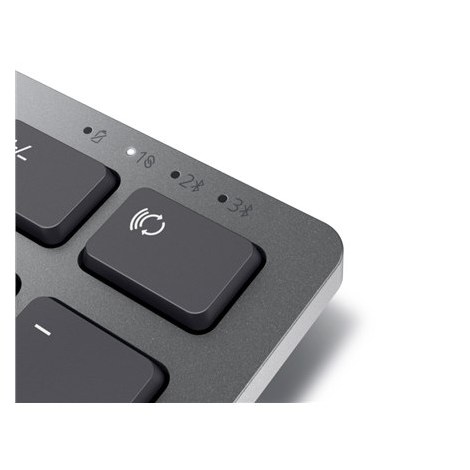 Dell | Keyboard | KB700 | Keyboard | Wireless | RU | m | Titan Gray | 2.4 GHz, Bluetooth 5.0 | g - 4